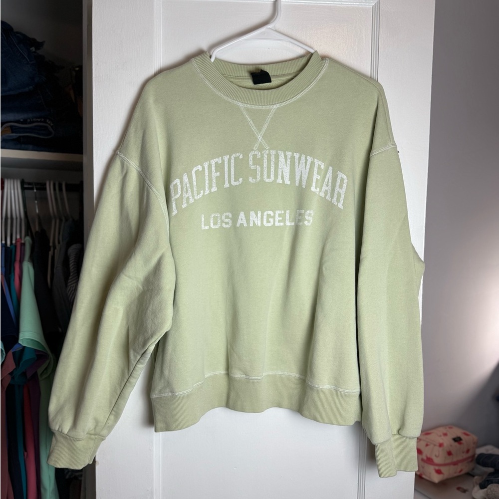Pacific Sunwear Women's Green Sweatshirt